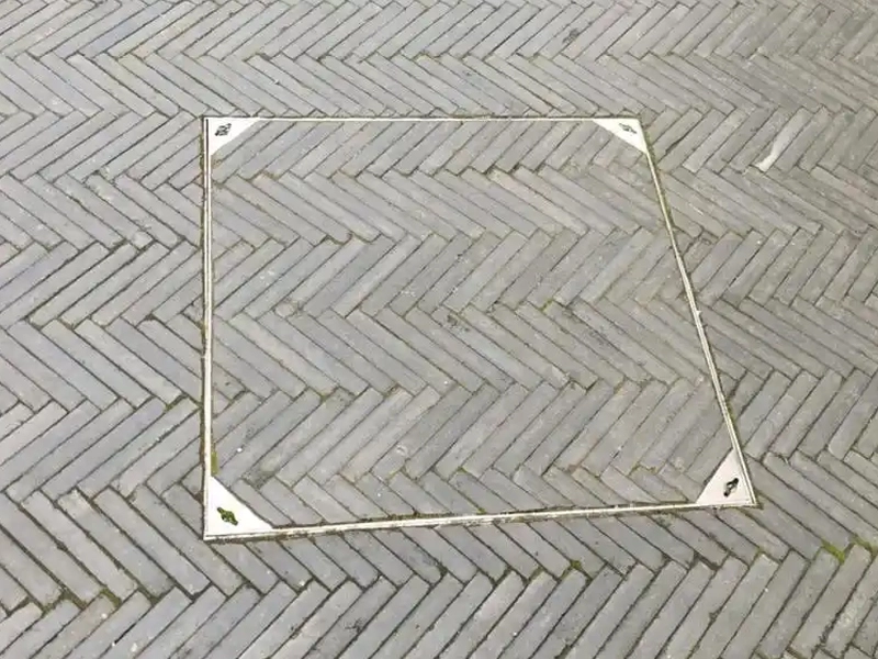 Steel Grating for Invisible Manhole Cover