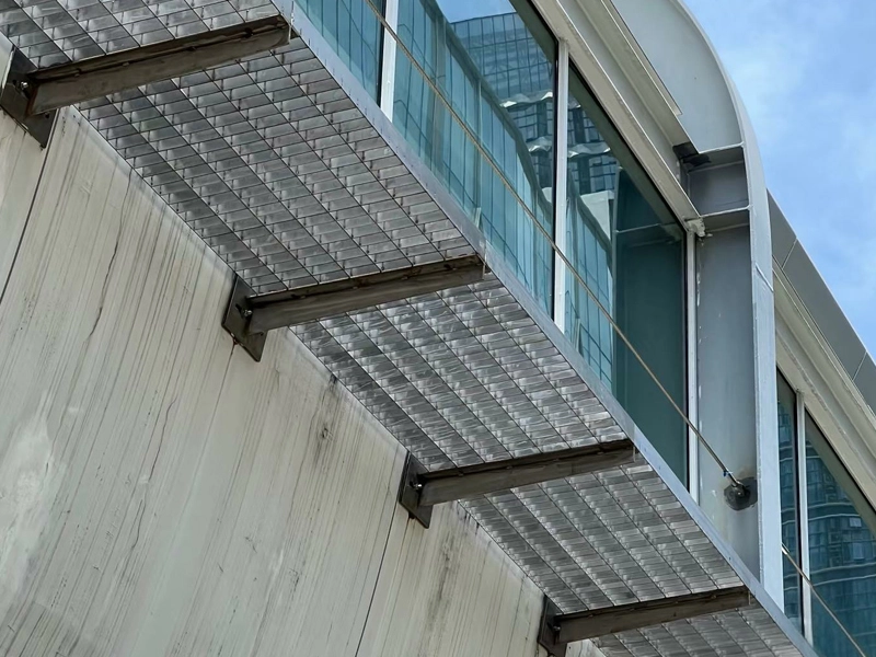 Steel Grating for House Maintenance Trails