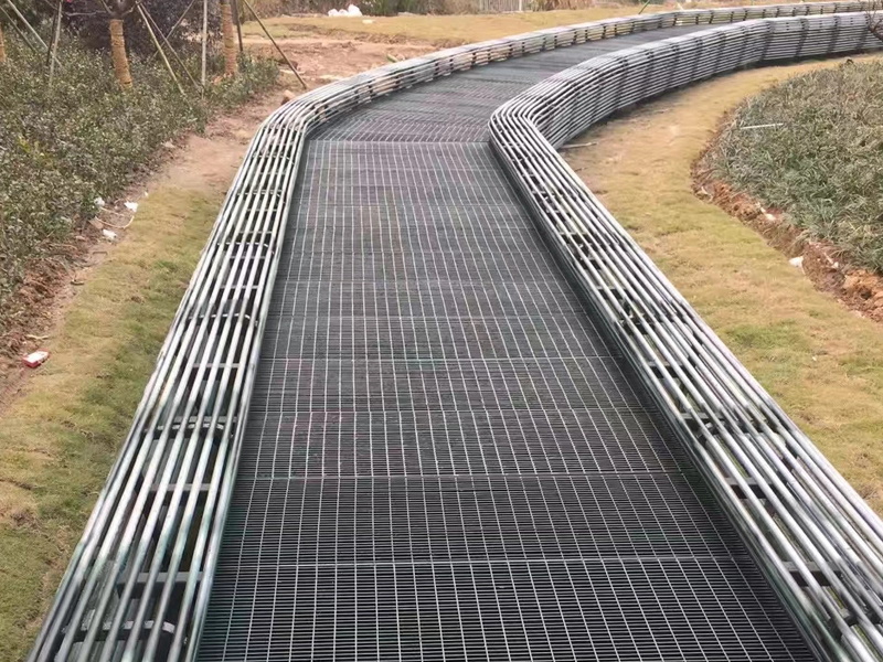 Steel Grating for Park Trails