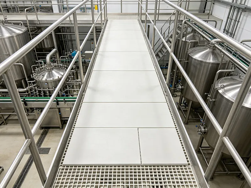 Capped FRP Grating