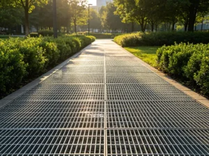Mechanically Swaged Grating