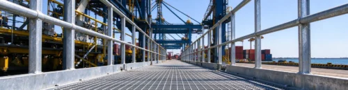 Hot‑dip galvanized carbon mild steel grating, multi‑finish industrial walkway panels by Sino‑Grating manufacturer